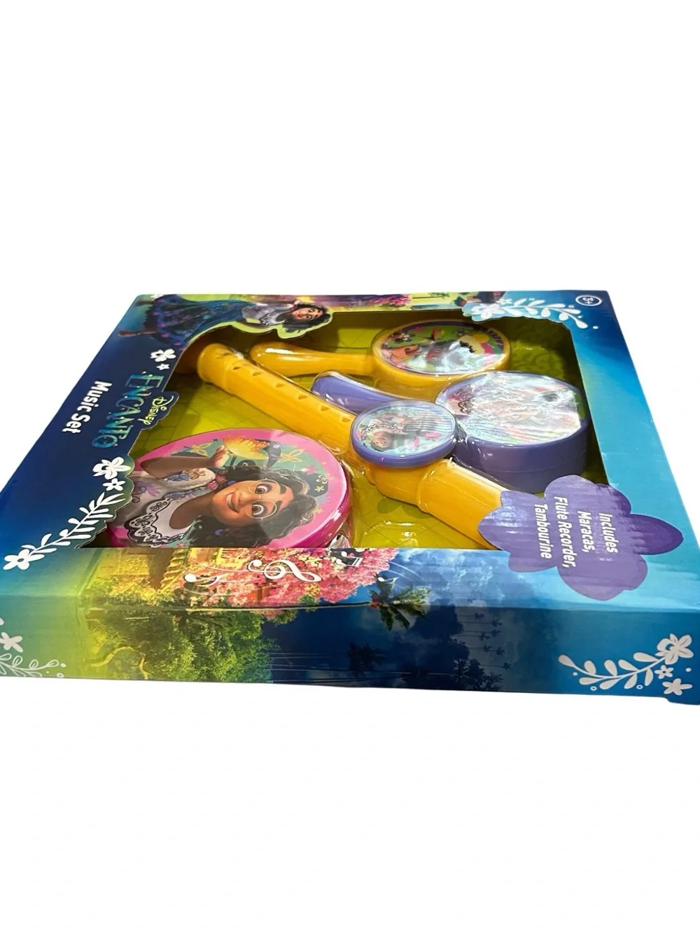 Disney Encanto Music Set Includes Maracas Flute Recorder Tambourine New In Box